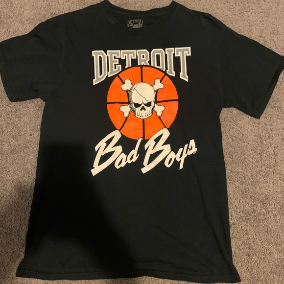 detroit pistons bad boy t shirts